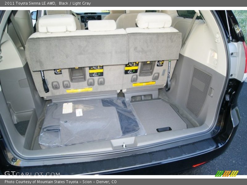 Black / Light Gray 2011 Toyota Sienna LE AWD
