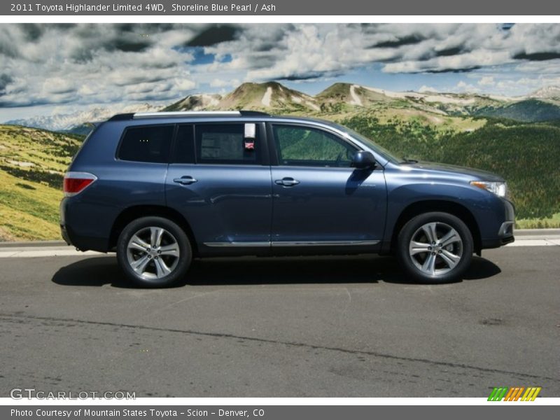 Shoreline Blue Pearl / Ash 2011 Toyota Highlander Limited 4WD