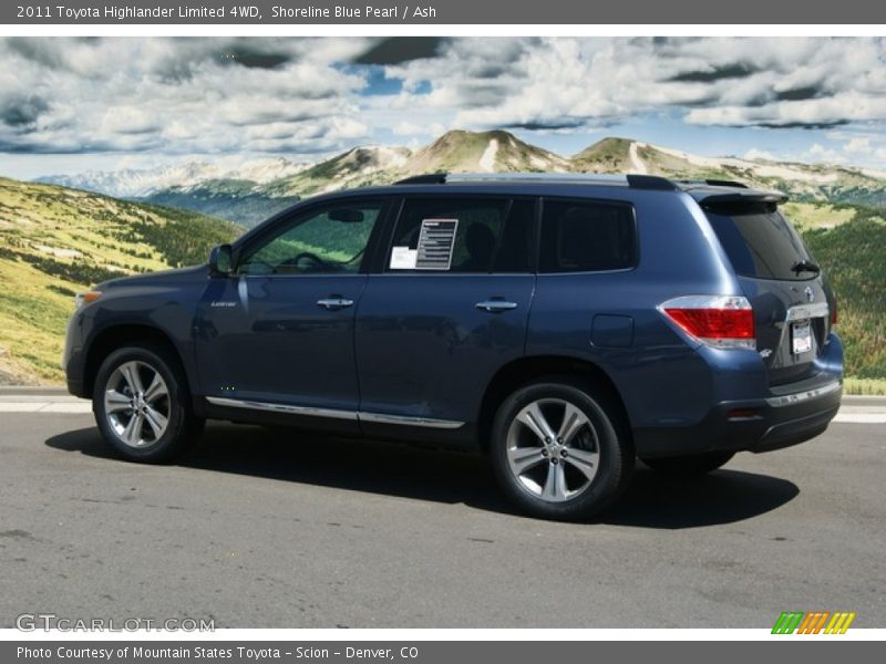 Shoreline Blue Pearl / Ash 2011 Toyota Highlander Limited 4WD