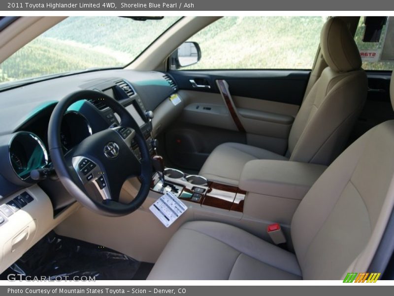 Shoreline Blue Pearl / Ash 2011 Toyota Highlander Limited 4WD