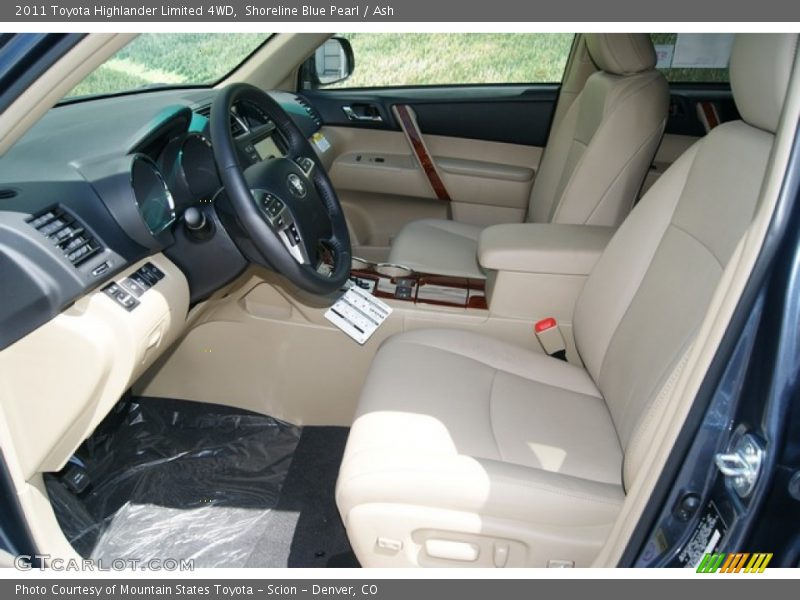 Shoreline Blue Pearl / Ash 2011 Toyota Highlander Limited 4WD