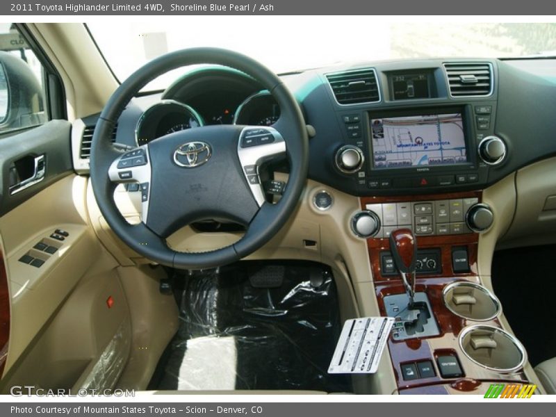Shoreline Blue Pearl / Ash 2011 Toyota Highlander Limited 4WD