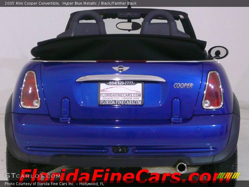 Hyper Blue Metallic / Black/Panther Black 2005 Mini Cooper Convertible