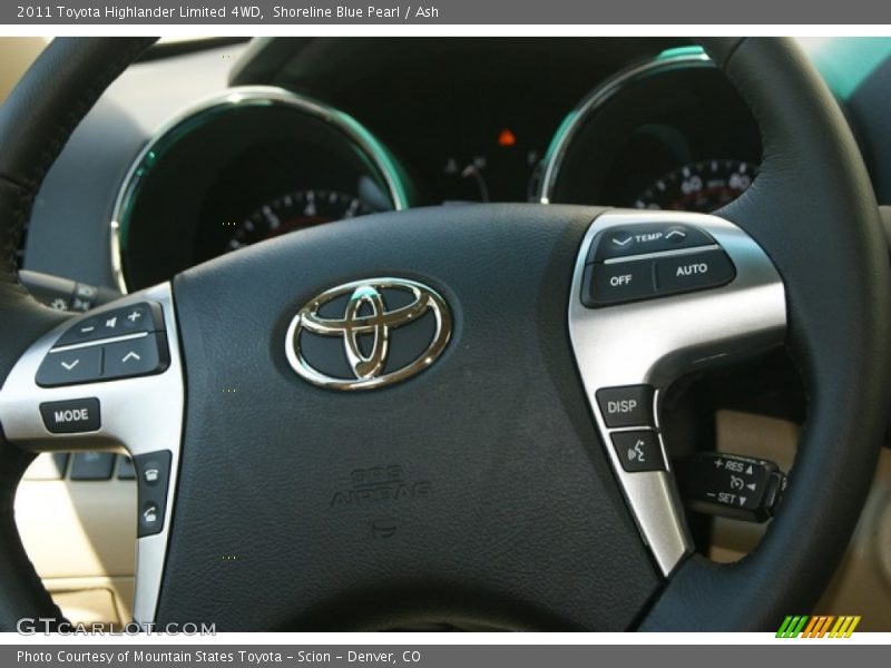 Shoreline Blue Pearl / Ash 2011 Toyota Highlander Limited 4WD
