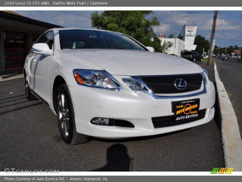 Starfire White Pearl / Cashmere 2009 Lexus GS 350 AWD