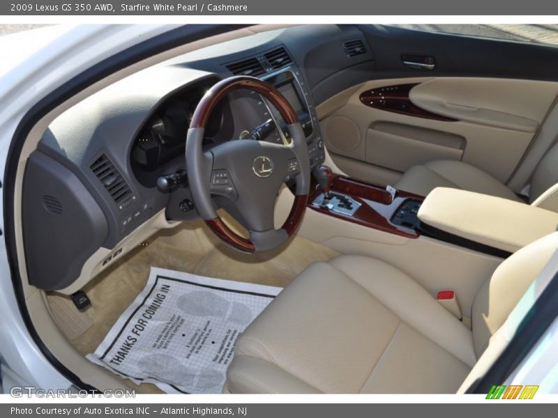  2009 GS 350 AWD Cashmere Interior