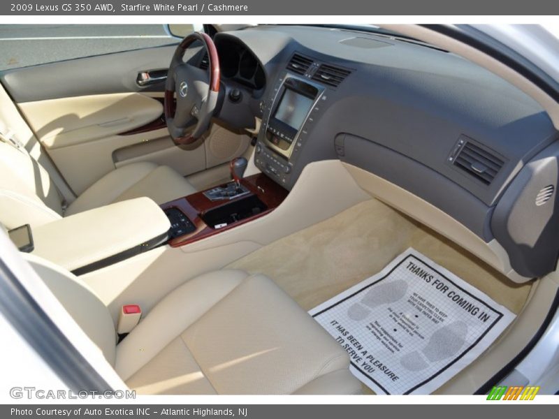  2009 GS 350 AWD Cashmere Interior