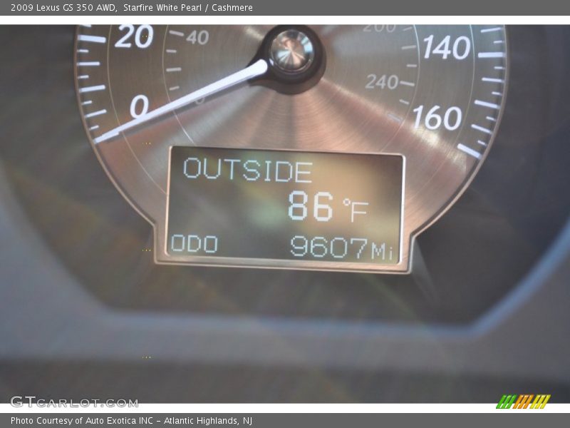 Starfire White Pearl / Cashmere 2009 Lexus GS 350 AWD