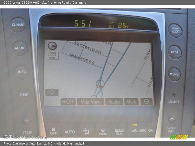 Starfire White Pearl / Cashmere 2009 Lexus GS 350 AWD
