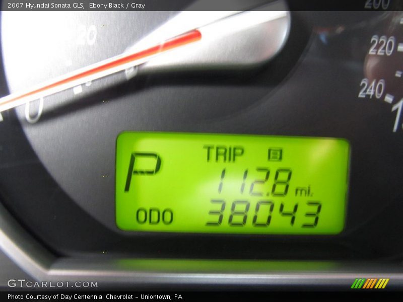 Ebony Black / Gray 2007 Hyundai Sonata GLS