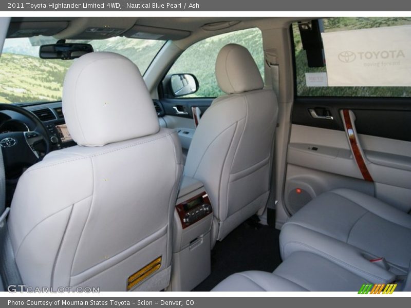 Nautical Blue Pearl / Ash 2011 Toyota Highlander Limited 4WD
