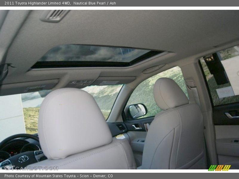 Nautical Blue Pearl / Ash 2011 Toyota Highlander Limited 4WD
