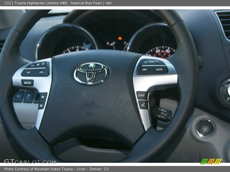 Nautical Blue Pearl / Ash 2011 Toyota Highlander Limited 4WD