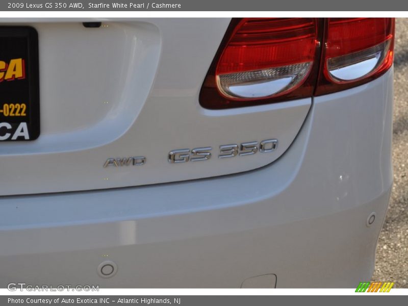 Starfire White Pearl / Cashmere 2009 Lexus GS 350 AWD