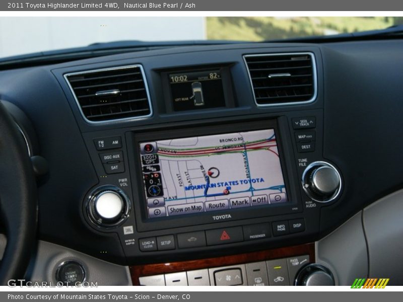 Nautical Blue Pearl / Ash 2011 Toyota Highlander Limited 4WD