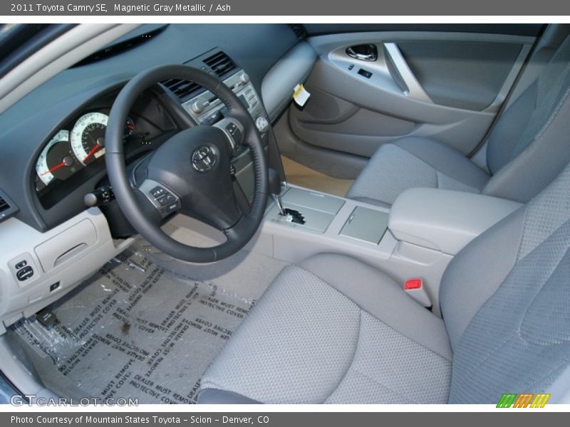 Magnetic Gray Metallic / Ash 2011 Toyota Camry SE