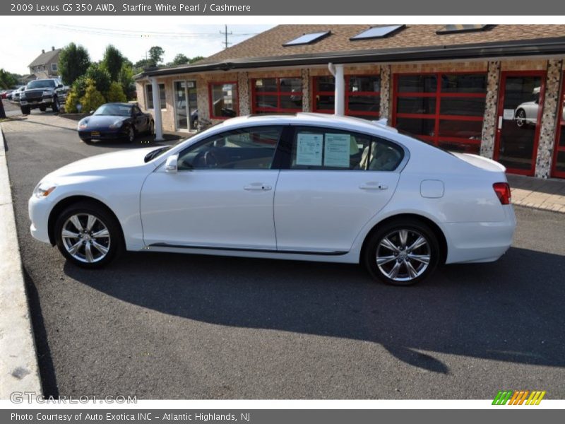 Starfire White Pearl / Cashmere 2009 Lexus GS 350 AWD