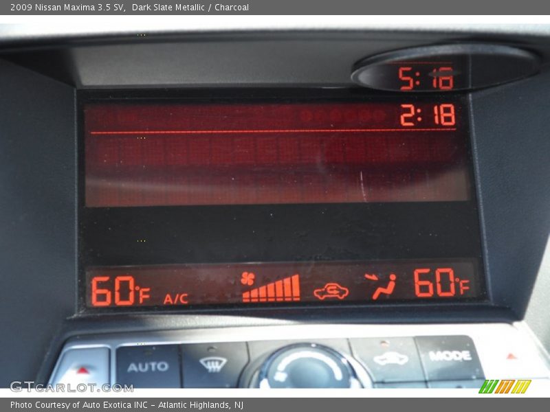 Dark Slate Metallic / Charcoal 2009 Nissan Maxima 3.5 SV