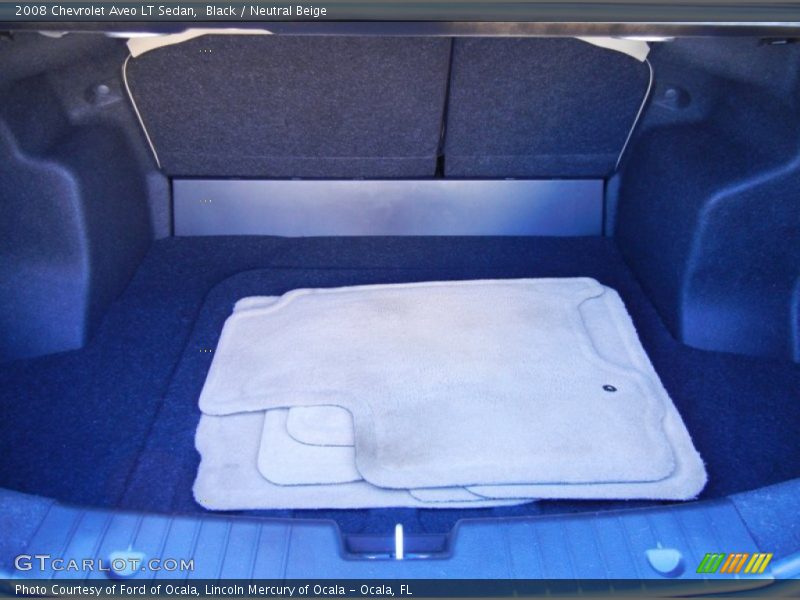 Black / Neutral Beige 2008 Chevrolet Aveo LT Sedan