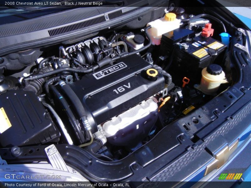 Black / Neutral Beige 2008 Chevrolet Aveo LT Sedan
