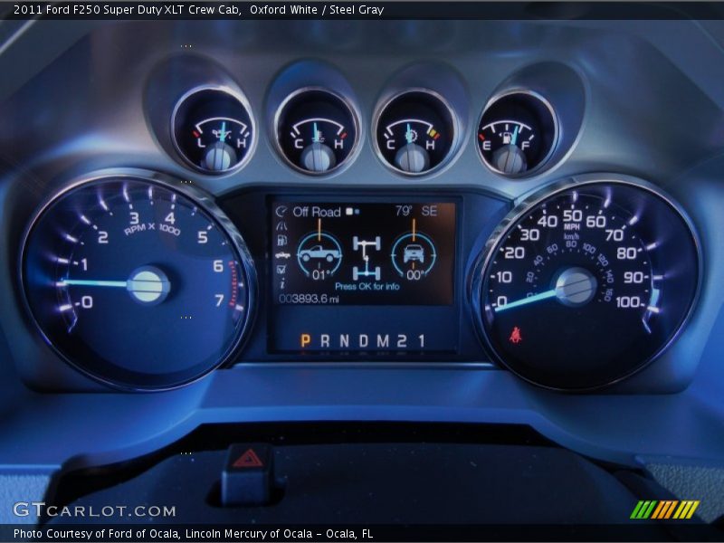  2011 F250 Super Duty XLT Crew Cab XLT Crew Cab Gauges