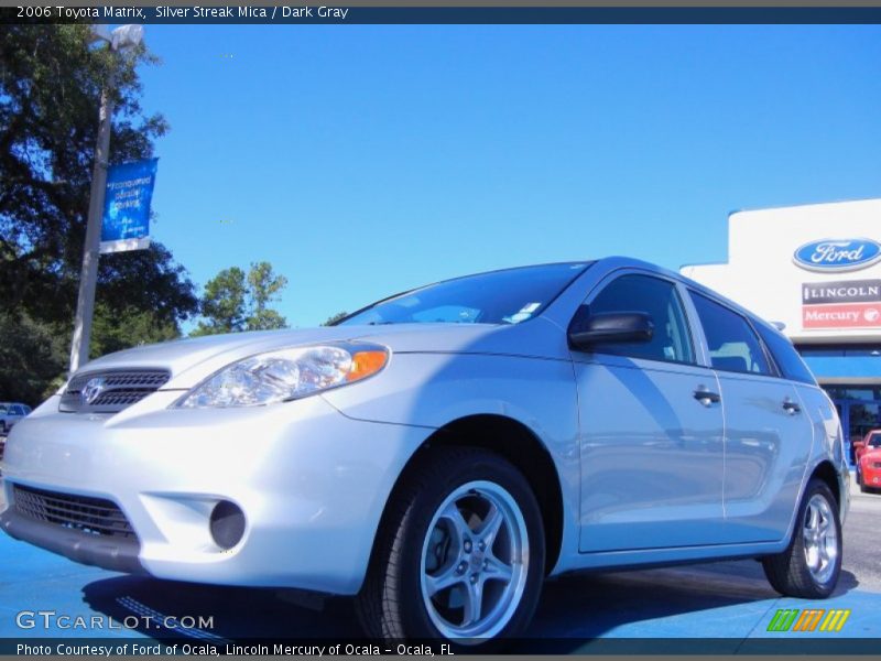 Silver Streak Mica / Dark Gray 2006 Toyota Matrix