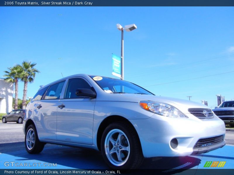 Silver Streak Mica / Dark Gray 2006 Toyota Matrix