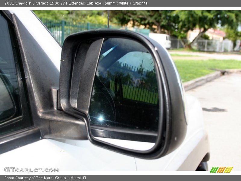 Summit White / Graphite 2001 Chevrolet Silverado 1500 Z71 Extended Cab 4x4