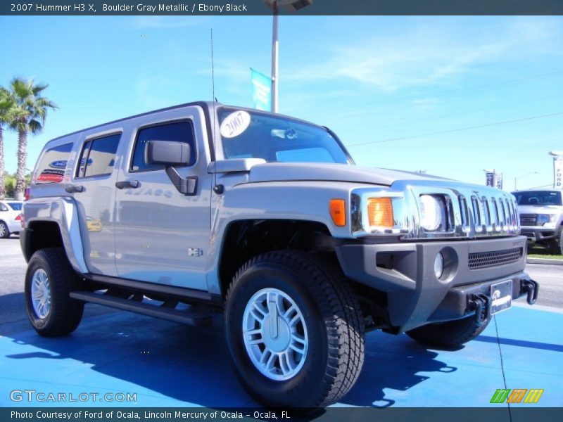 Boulder Gray Metallic / Ebony Black 2007 Hummer H3 X