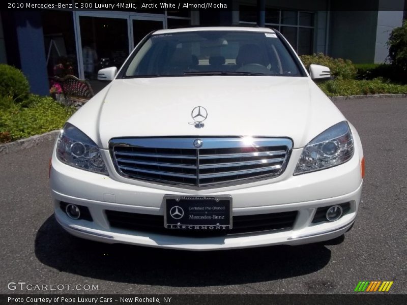 Arctic White / Almond/Mocha 2010 Mercedes-Benz C 300 Luxury 4Matic