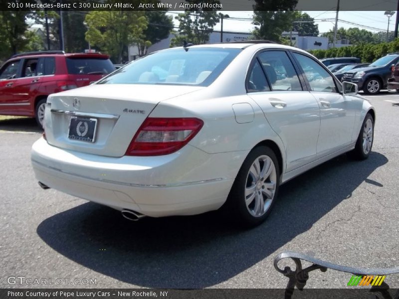 Arctic White / Almond/Mocha 2010 Mercedes-Benz C 300 Luxury 4Matic