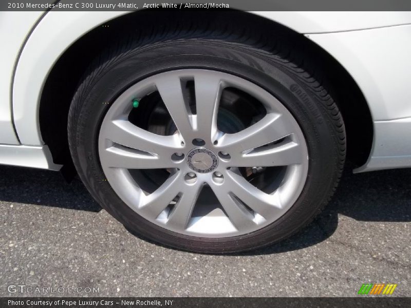 Arctic White / Almond/Mocha 2010 Mercedes-Benz C 300 Luxury 4Matic
