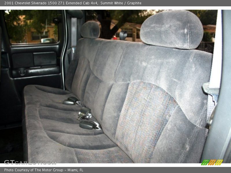 Summit White / Graphite 2001 Chevrolet Silverado 1500 Z71 Extended Cab 4x4