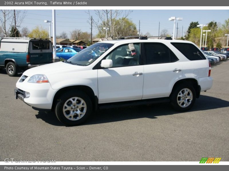 Taffeta White / Saddle 2002 Acura MDX Touring