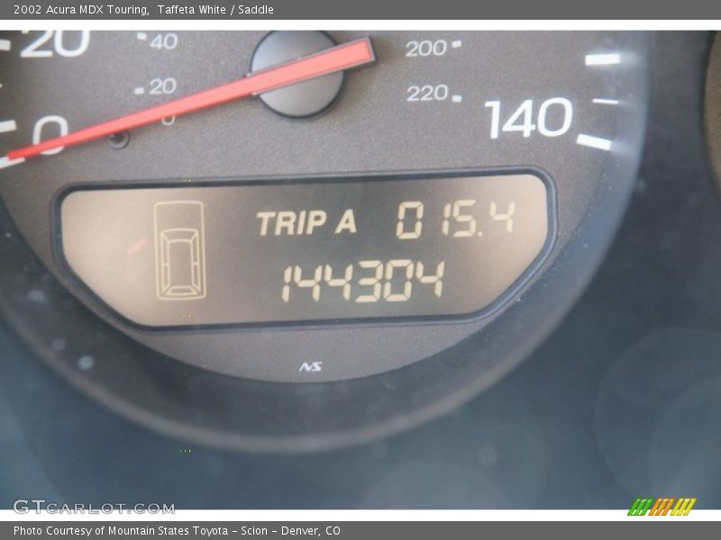 Taffeta White / Saddle 2002 Acura MDX Touring