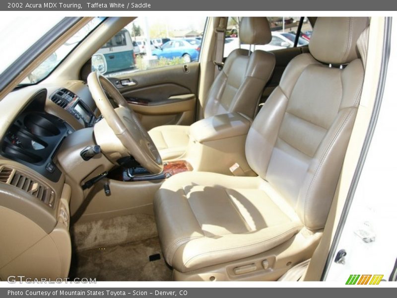 Taffeta White / Saddle 2002 Acura MDX Touring