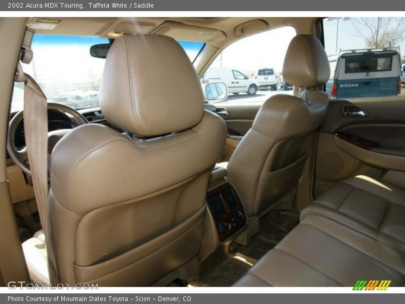 Taffeta White / Saddle 2002 Acura MDX Touring