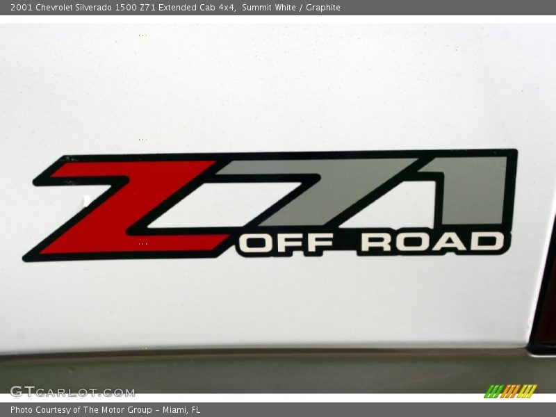  2001 Silverado 1500 Z71 Extended Cab 4x4 Logo