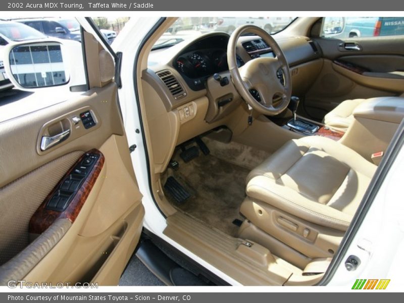 Taffeta White / Saddle 2002 Acura MDX Touring