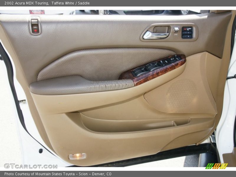 Taffeta White / Saddle 2002 Acura MDX Touring