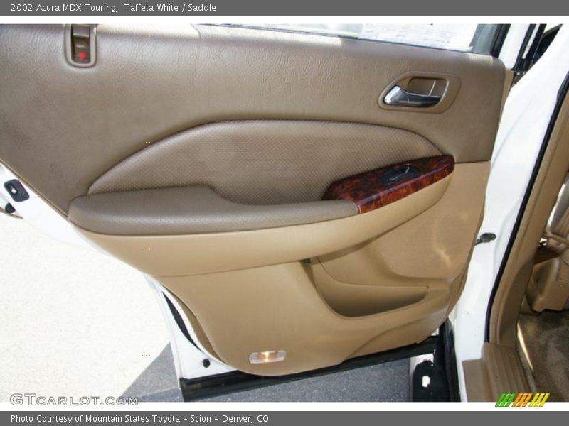 Taffeta White / Saddle 2002 Acura MDX Touring