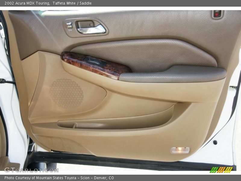 Taffeta White / Saddle 2002 Acura MDX Touring