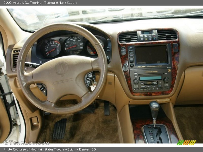 Taffeta White / Saddle 2002 Acura MDX Touring