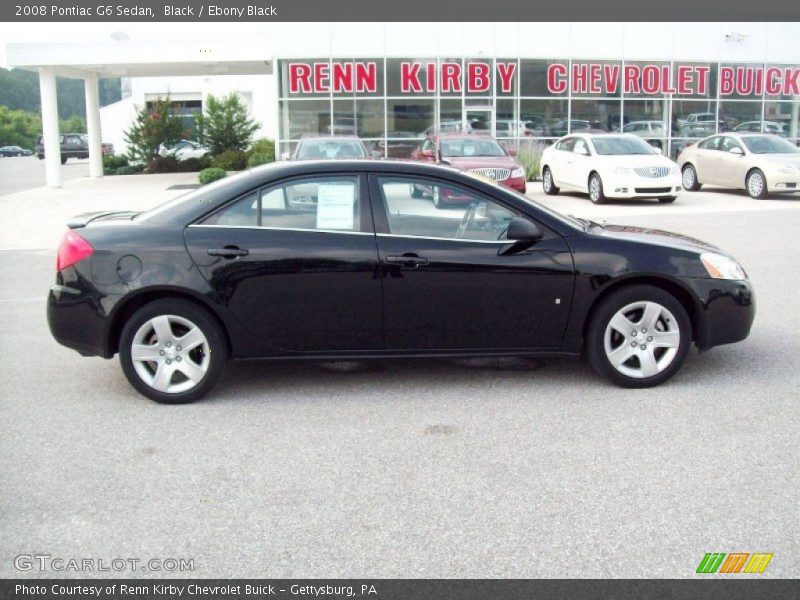 Black / Ebony Black 2008 Pontiac G6 Sedan