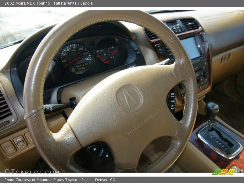 Taffeta White / Saddle 2002 Acura MDX Touring