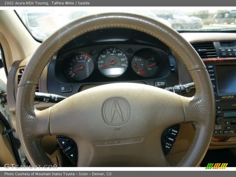 Taffeta White / Saddle 2002 Acura MDX Touring