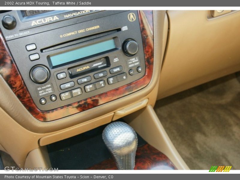 Taffeta White / Saddle 2002 Acura MDX Touring