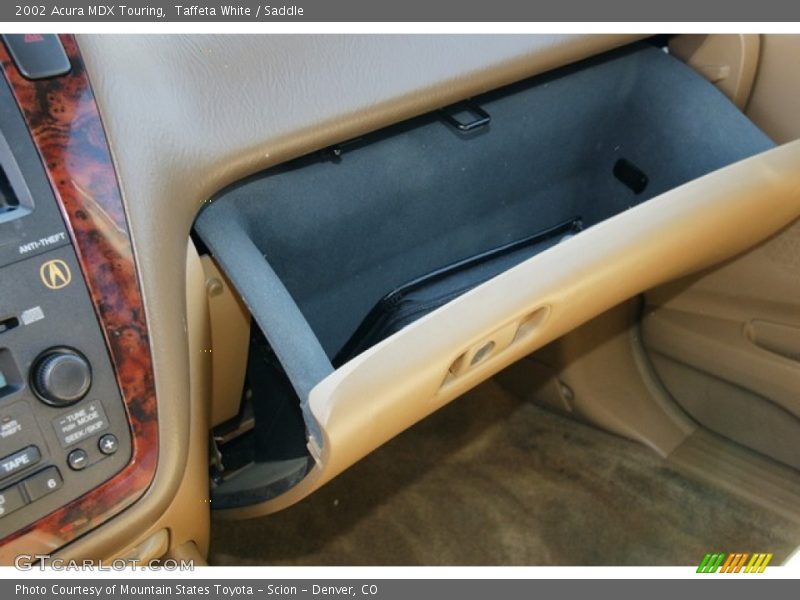 Taffeta White / Saddle 2002 Acura MDX Touring