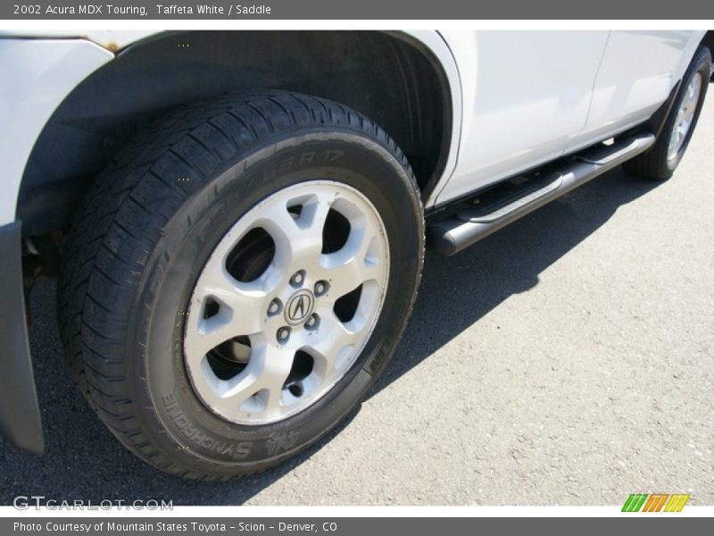 Taffeta White / Saddle 2002 Acura MDX Touring