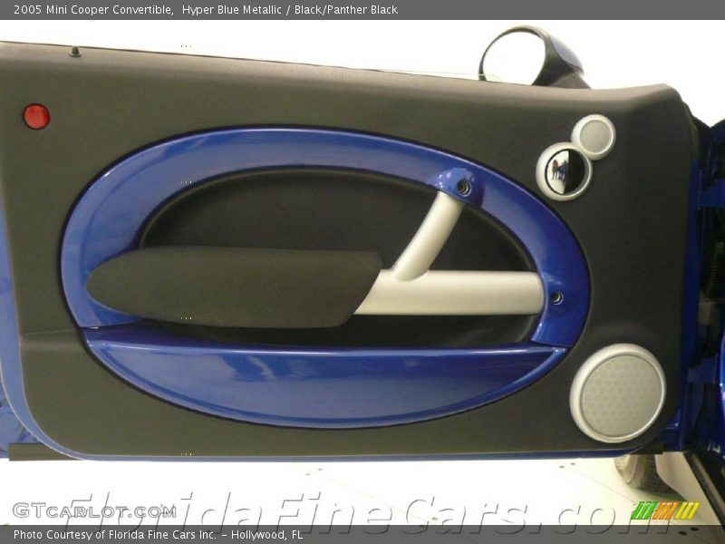 Hyper Blue Metallic / Black/Panther Black 2005 Mini Cooper Convertible
